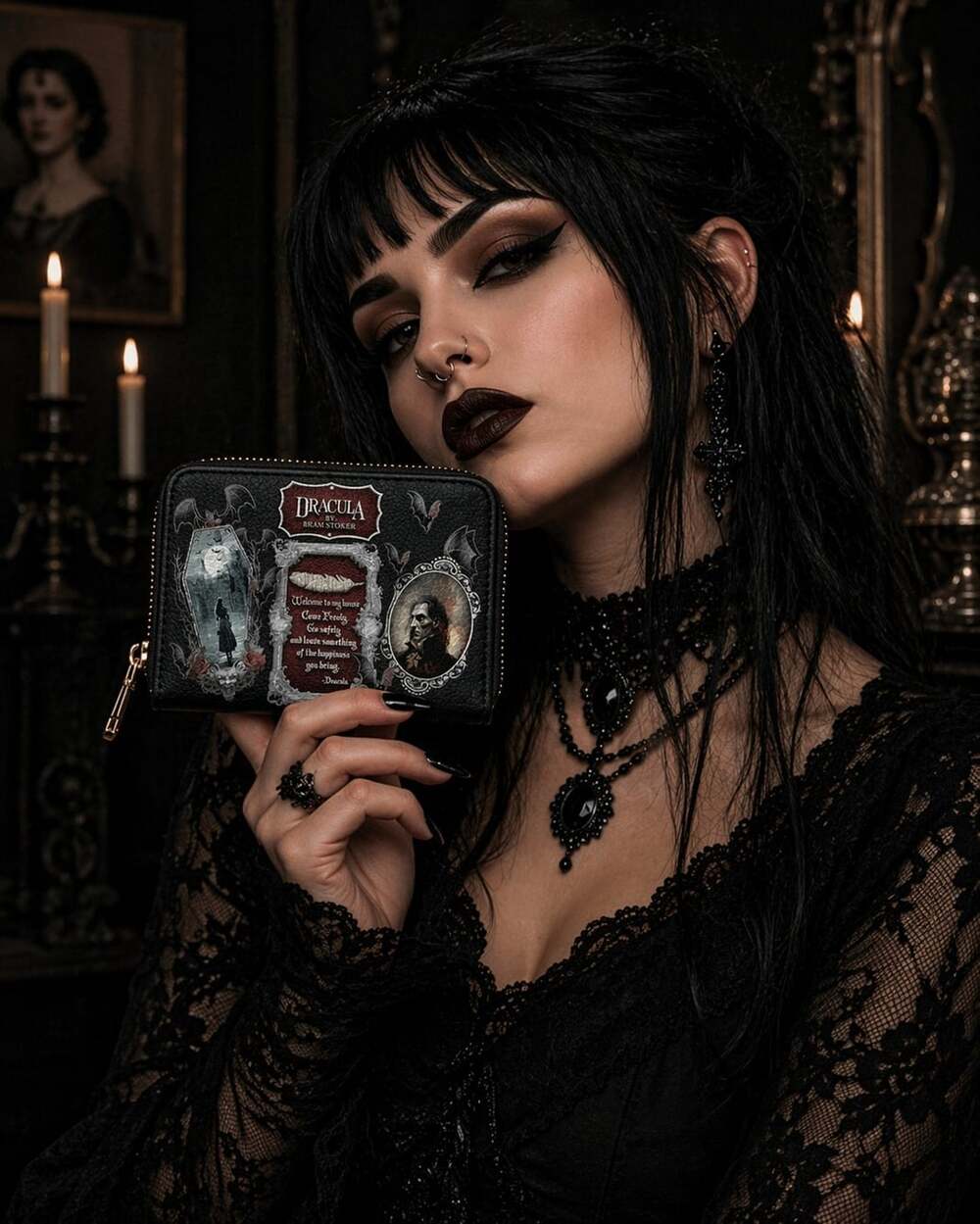 Bram Stoker's Dracula Mini Wallet Horror Goth Halloween New NWT Vampire